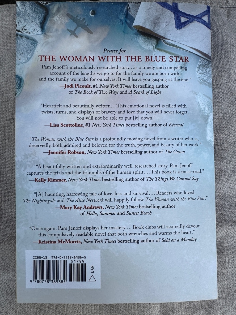 The woman with the blue star - Pam Jenoff -  softcover Book - Picture 4 of 12